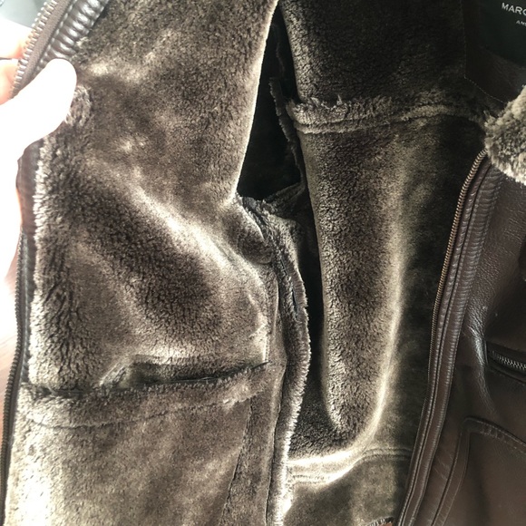 Andrew Marc winter leather jacket Sz Small - Picture 5 of 7